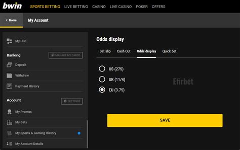 How to Change Bwin Odds to Decimal [2024] .